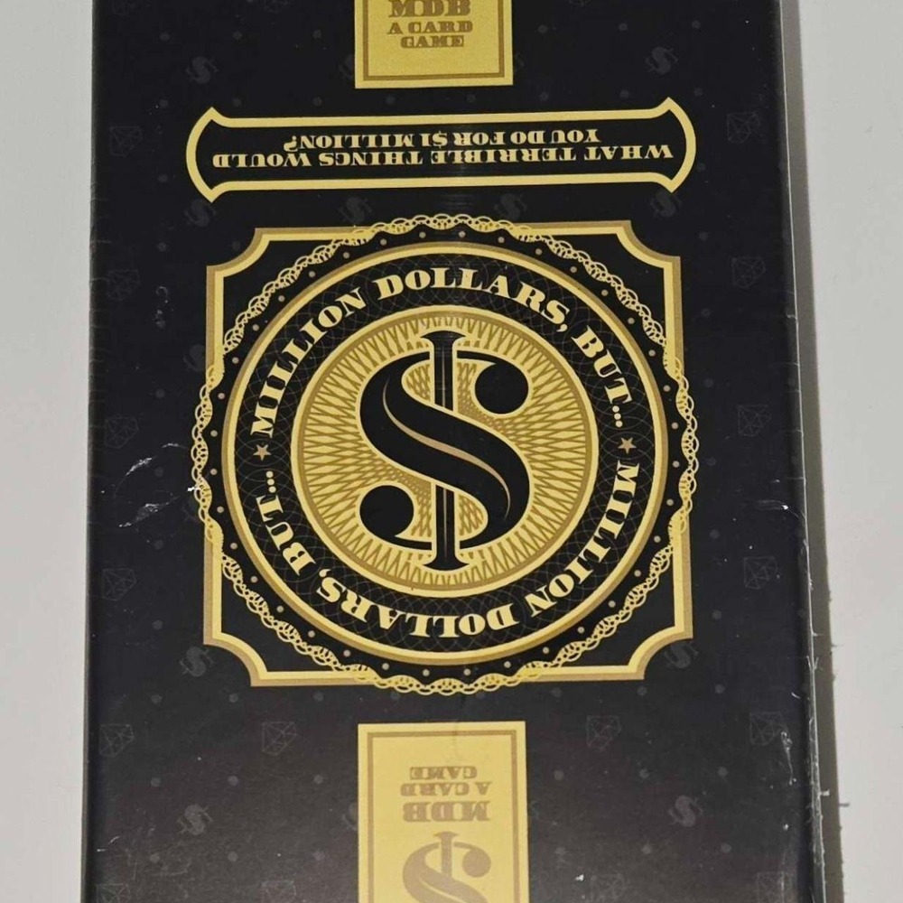 Rooster Teeth Million Dollars But Party Card Game New Sealed Adult Game Night